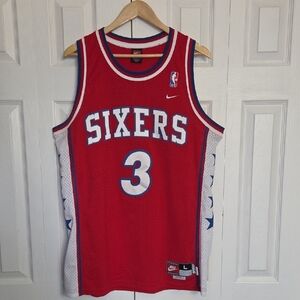 Nike Iverson #3 Sixers Jersey